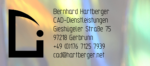 Bernhard Hartberger, CAD-Dienstleistungen